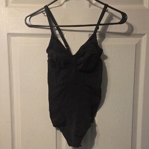 SKIMS Black Thong Bodysuit NWOT